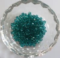 DIY串珠（满55元包快递）捷克孔雀兰4MM菱形水晶珠，0.2元/颗