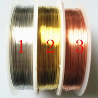 55元包邮DIY串珠-金属线/造型线/进口首饰专用铜丝线0.3MM，5元
