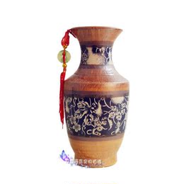 景德镇陶瓷青花瓷复古小花瓶中式家居客厅装饰摆件插花瓶花盆花器
