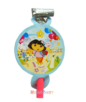 helloparty生日派对用品礼物玩具--6人朵拉/Dora卡通吹龙