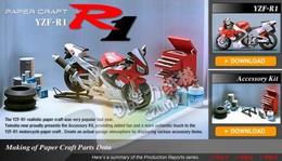 【电子图纸】Yamaha YZF-R1 摩托车3D纸模型汽车模型电子图纸文档