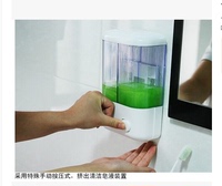 壁挂式手动 单双头 皂液器 家庭 宾馆 内容500ml和1000ml 洗手器