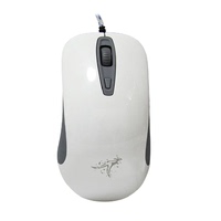 小袋鼠 X11 纯白色USB鼠标 炫彩灯有线电竞游戏鼠标手感舒适正品
