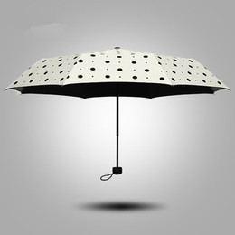 新款晴雨双用伞折叠遮阳伞防紫外线黑胶太阳伞女超强防晒韩国创意