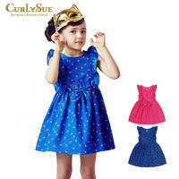 Curlysue韩国可爱秀2015夏季专柜新款童装女童连衣裙