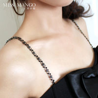 内衣文胸优雅韩国肩带珍珠钻石华丽婚纱礼服金属隐形吊带饰品包邮