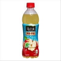 美汁源果粒苹果味450ml*12瓶整箱水果真果粒果味饮料广东省包邮