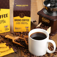 喜昶国际韩国进口香甜美式咖啡速溶冲饮粉盒装30条装黑咖饮品