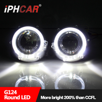 IPHCAR直销 宝马天使眼光导G124 通用LED光圈天使眼日行灯装饰罩
