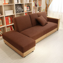 小户型沙发床 多功能布艺沙发床 折叠沙发 可拆洗带收纳日式简约