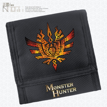 怪物猎人4钱包 MH4动漫周边游戏 男女短款钱夹 monster hunter