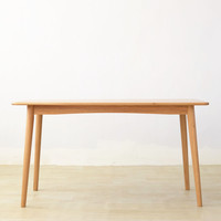橡木餐桌北欧简约现代实木长方形饭桌小户型日式4人6人餐桌椅组合